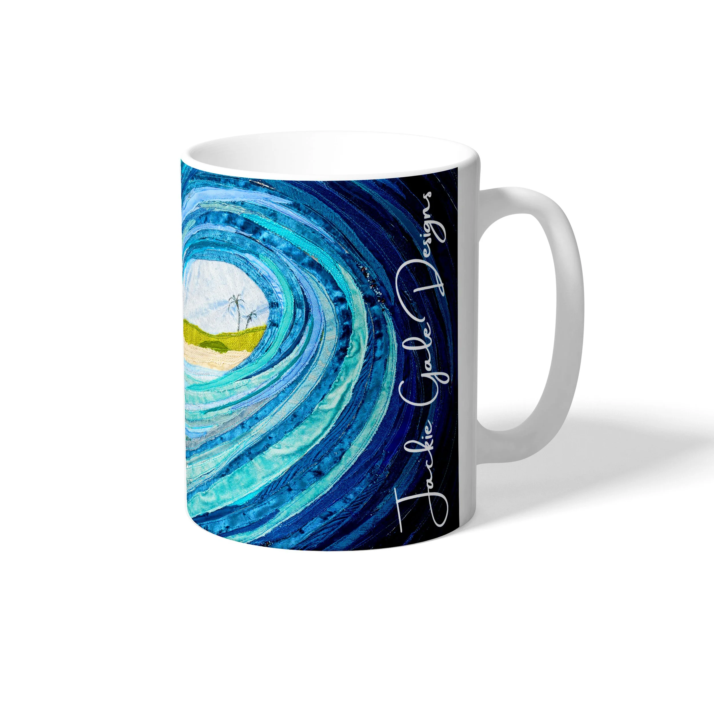 Ocean Wave Art Ceramic Mug - Jackie Gale