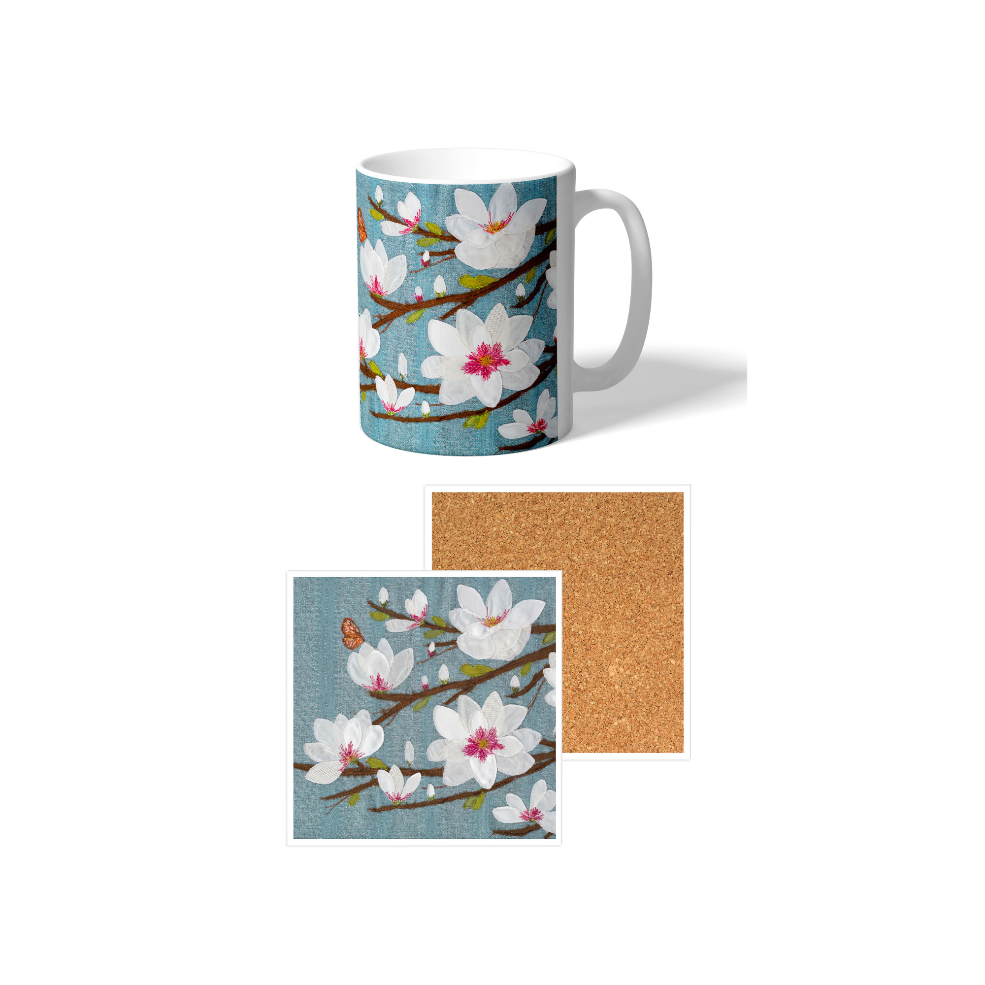 Magnolia Sky Mug And Coaster Set