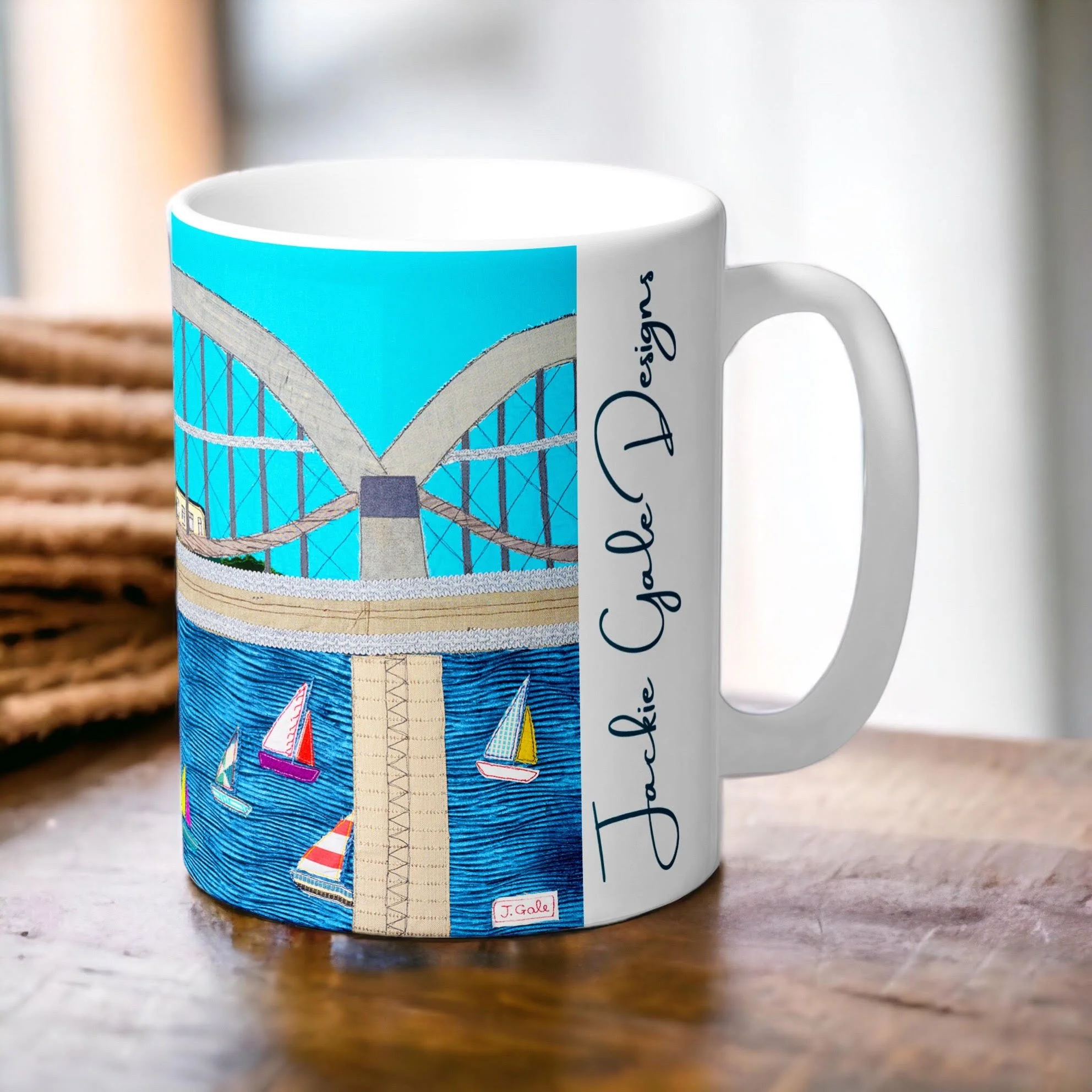 Brunel Bridge Mug By Jackie Gale