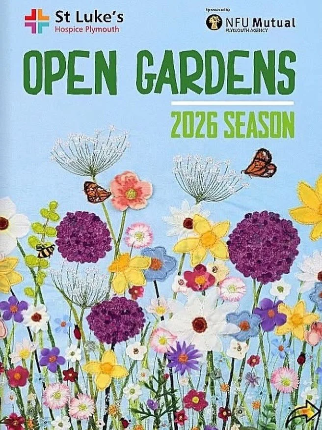 I was very honoured to be asked by @stlukesplymouth to create a piece for their 2026 Open Gardens brochure cover. I can finally reveal it! 

This is a wonderful annual event where you get the opportunity to visit so many beautiful gardens in Devon an