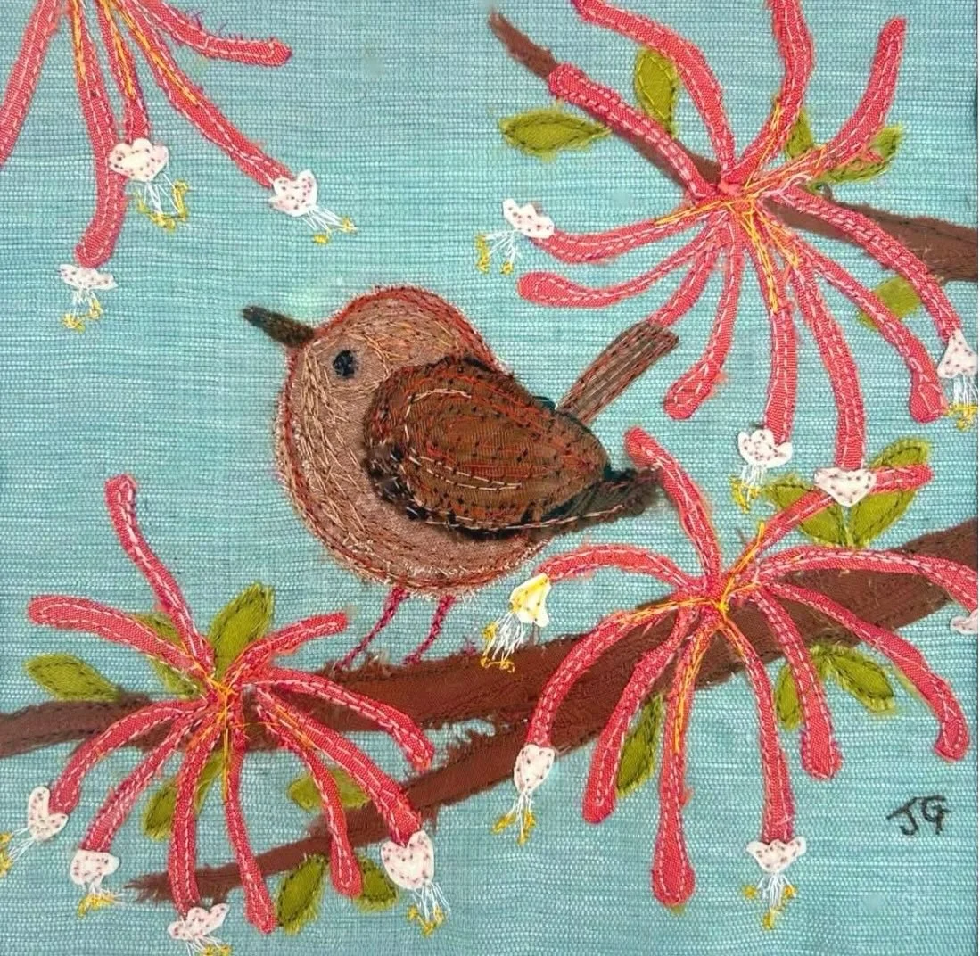 I thought  I&rsquo;d share my brand new birdies with you on this beautiful Sunday morning....

So happy with my first spring flock! &lsquo;Feathers &amp; Flowers&rsquo;. 

Our favourite birds and their favourite trees and fauna.  All miniature origin