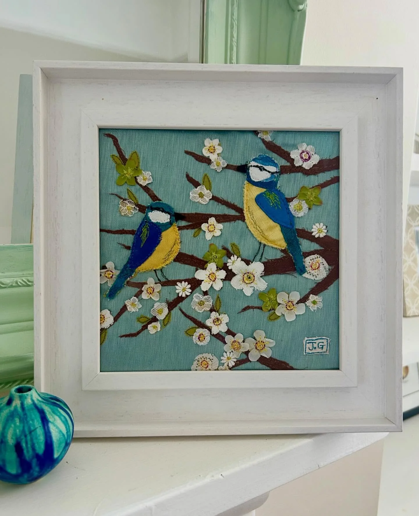 &lsquo;Blue Tit Blossom&rsquo;

All framed up beautifully. Thank you @artframe1