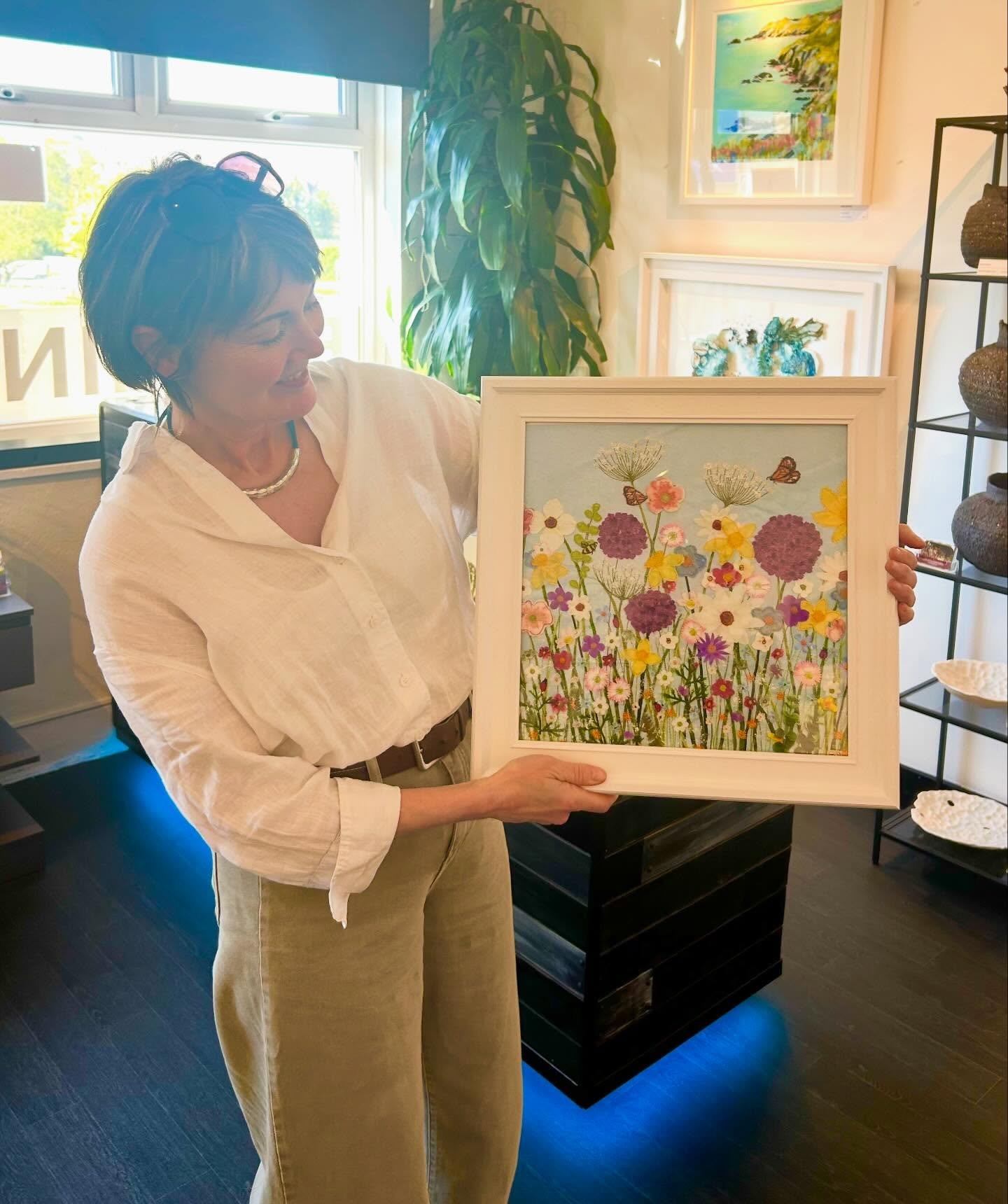 Thank you so much to @artframe1 &amp; @gallery360 for donating the frame for the piece I created for the @stlukesplymouth Open Gardens raffle prize - &lsquo;Spring Garden&rsquo;

Raffle tickets are available to buy at any of the open gardens &amp; I&