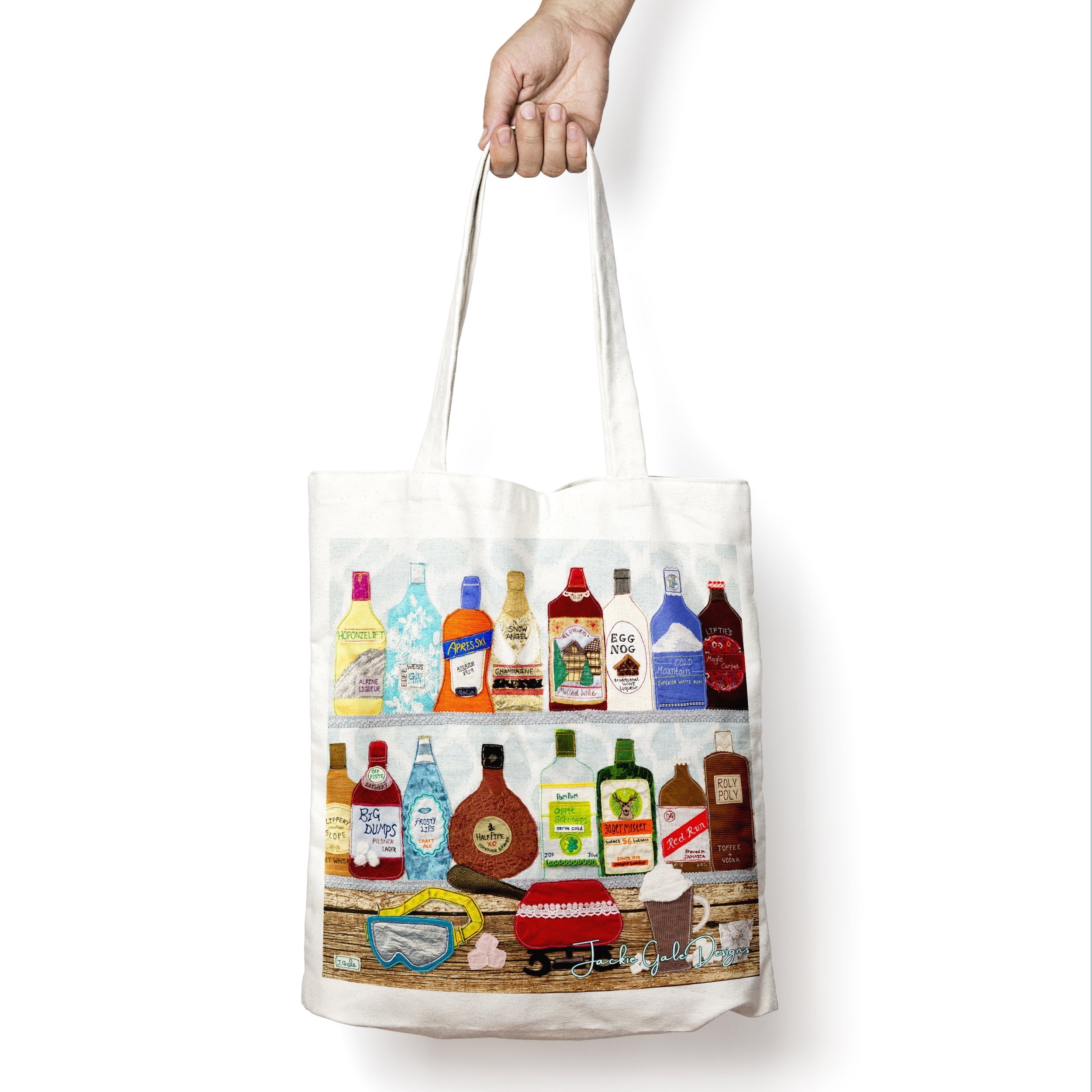Apres Ski Tote Bag by Jackie Gale