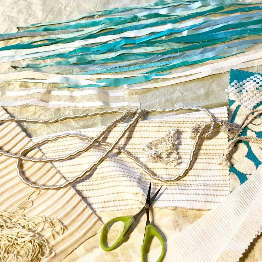 What is textile art by Jackie Gale