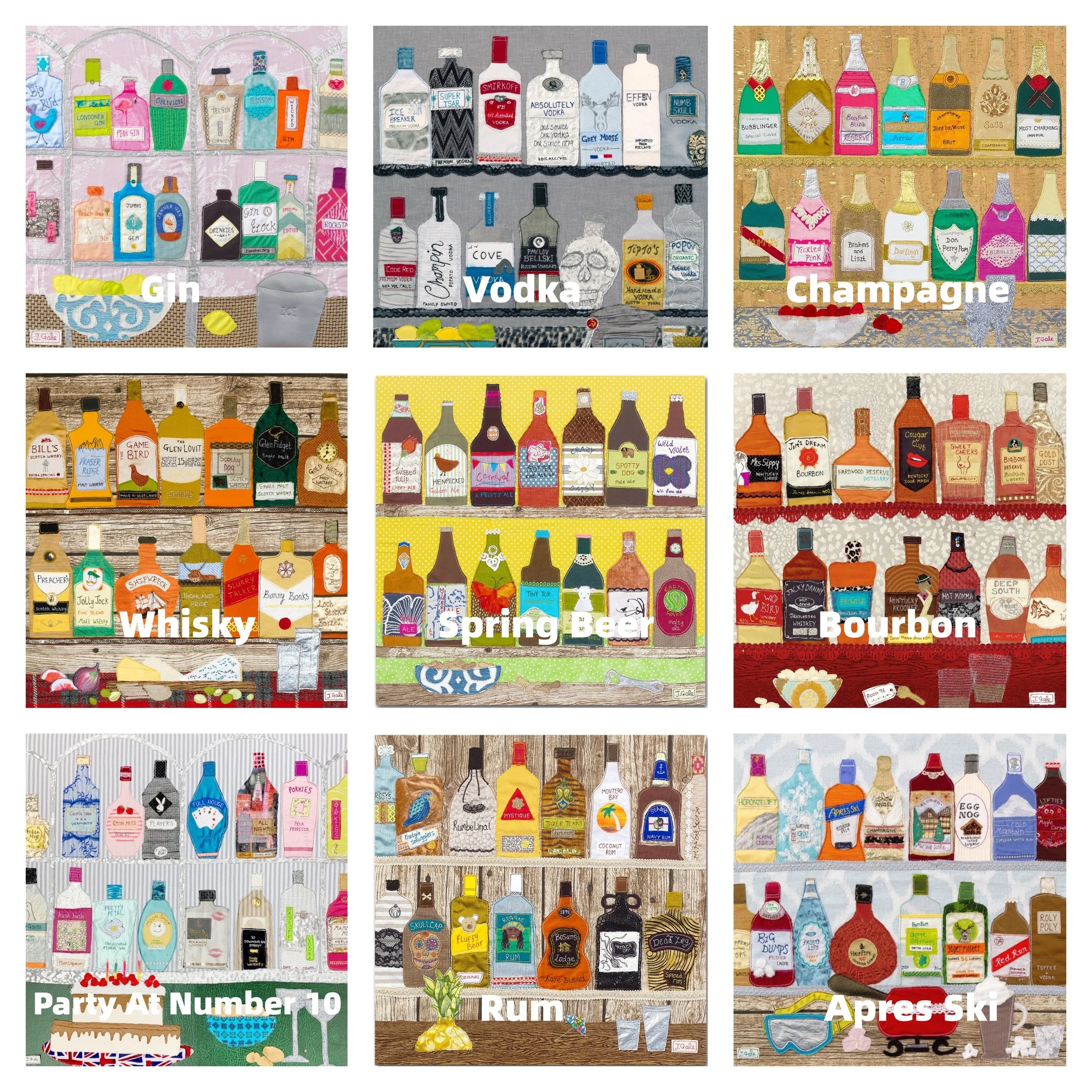 Set Of 4 Assorted Coasters - Pick Your Own!