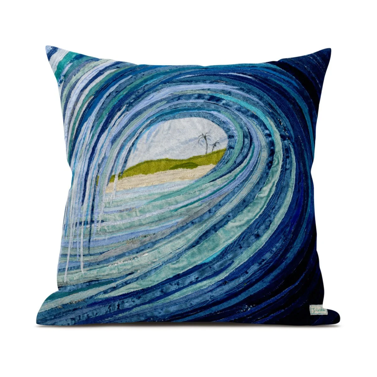 Ocean Wave Cushion