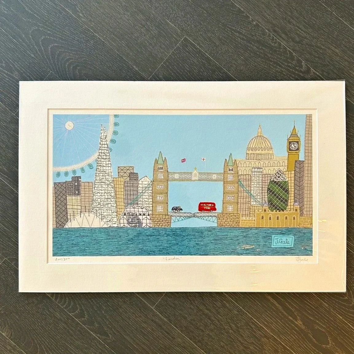 London - Mounted Print