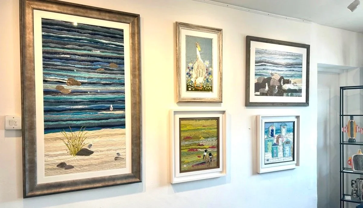Plymouth Art Gallery featuring Jackie gale Textile Art