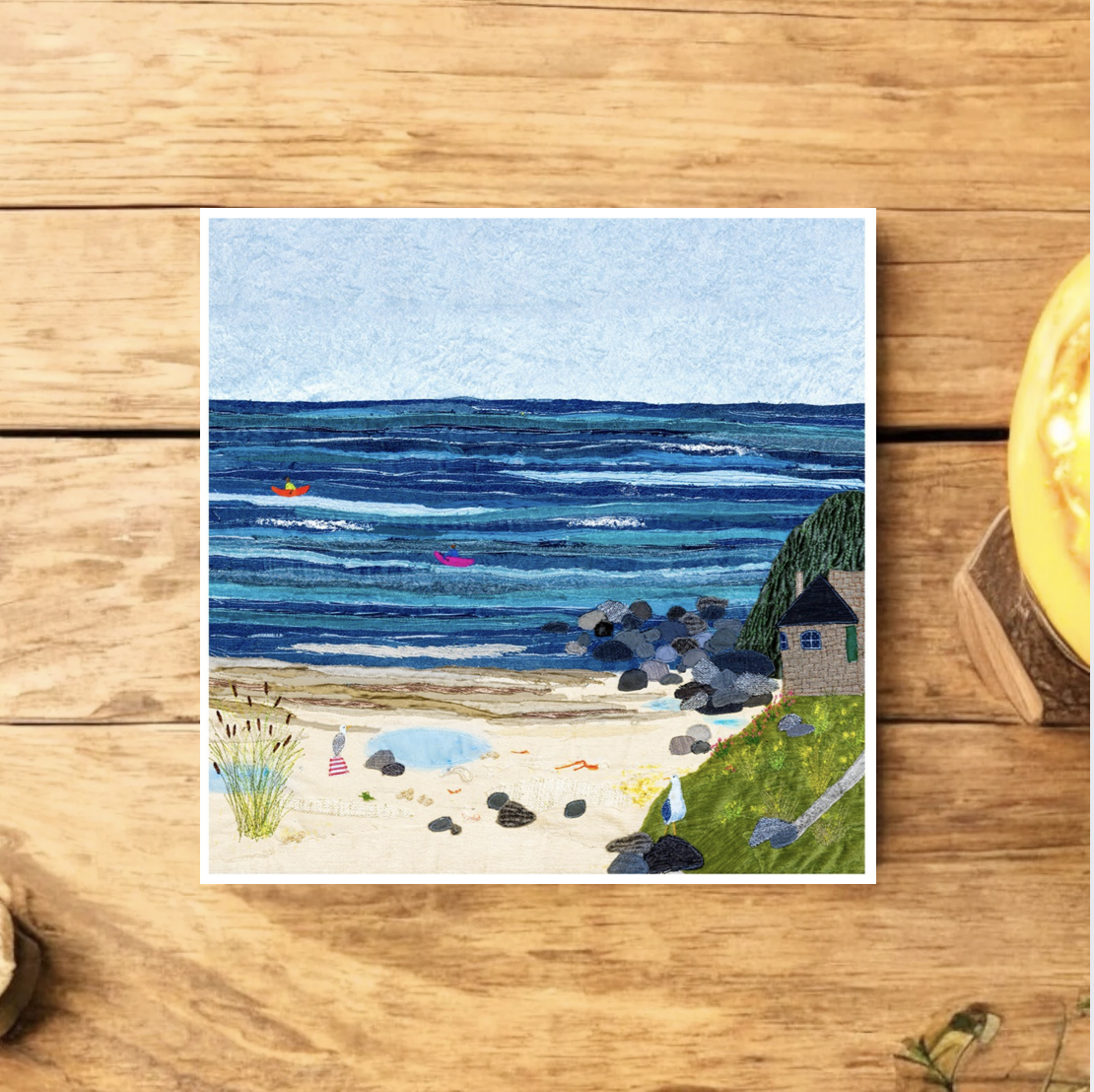 Mothecombe Beach Coaster