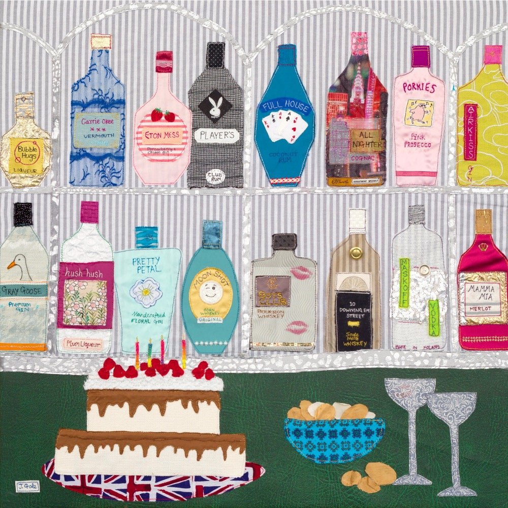 Partygate art by Jackie Gale