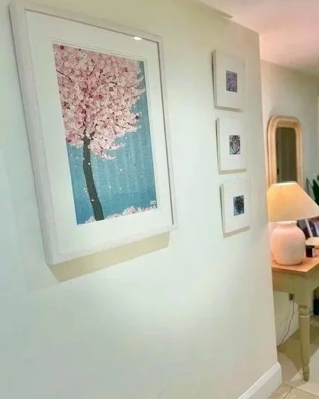 Jackie Gale Textile Print in a clients home