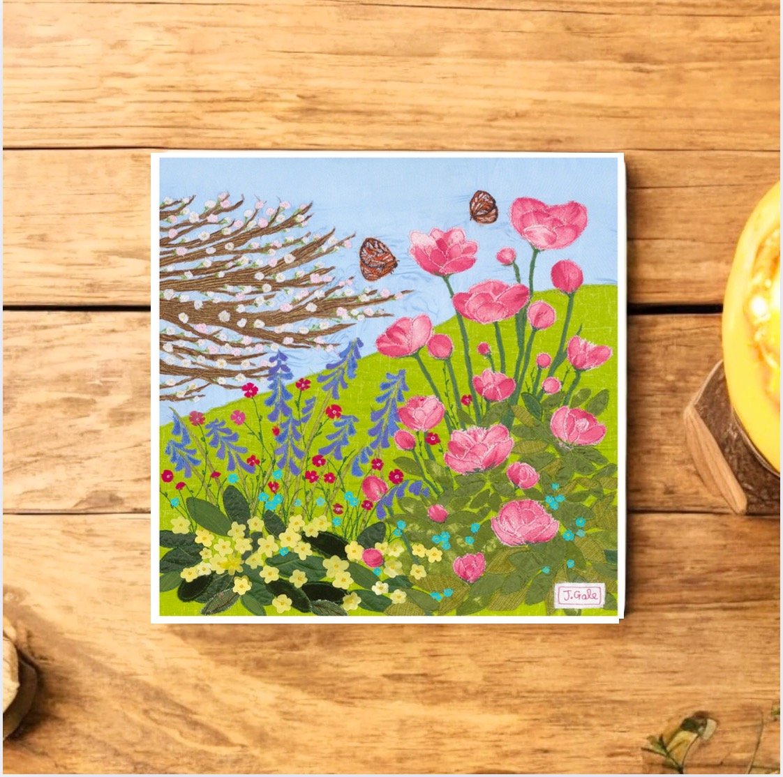 A Day In May Ceramic Coaster