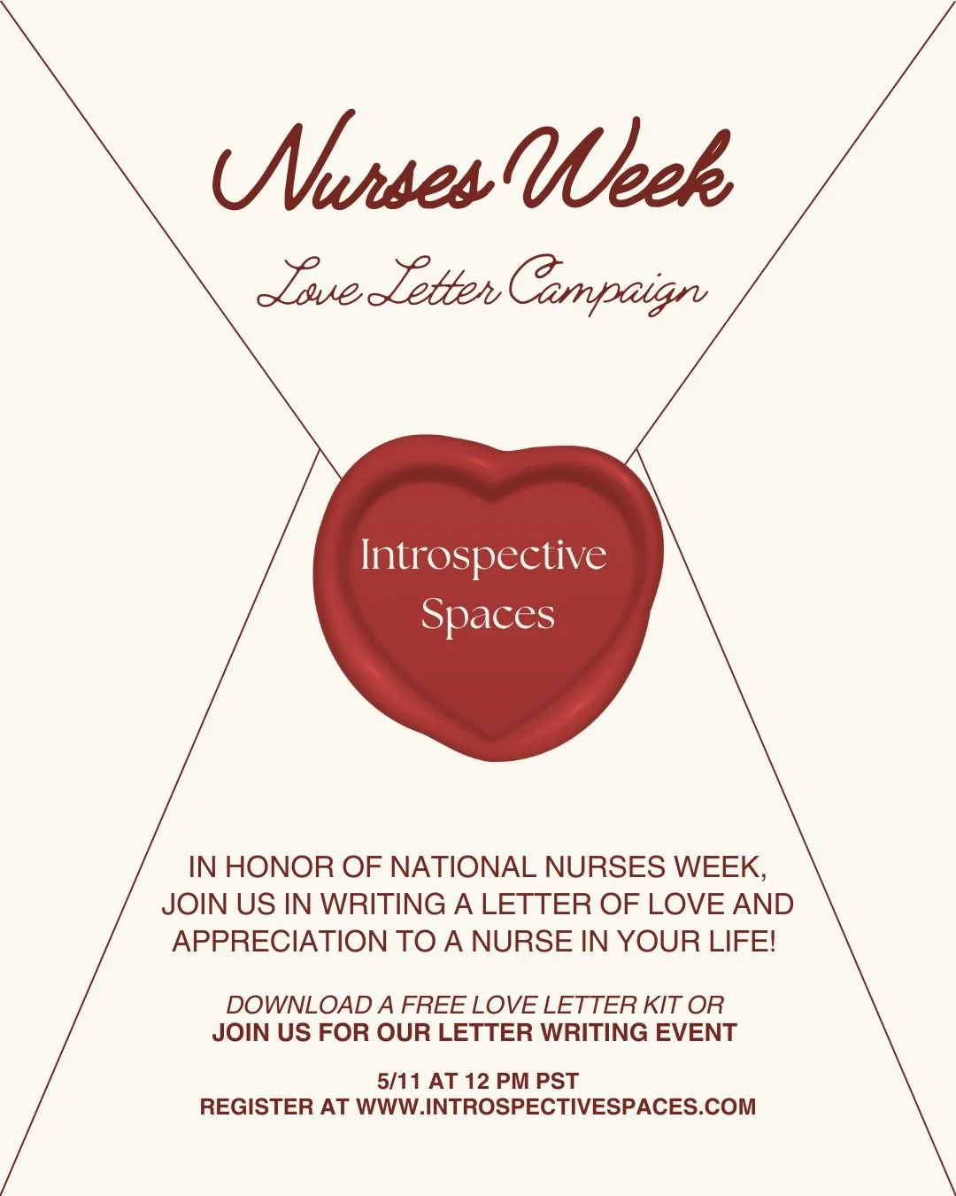 Nurses Week Love Letter Campaign