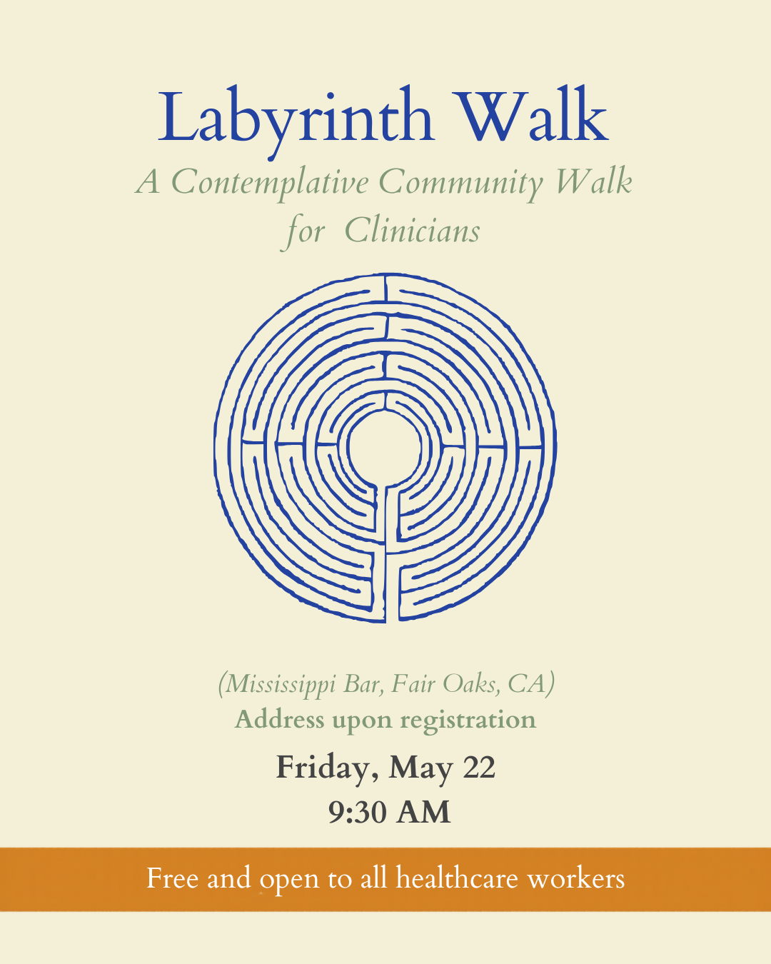 Refuge: A Labyrinth Walk for Healthcare Workers