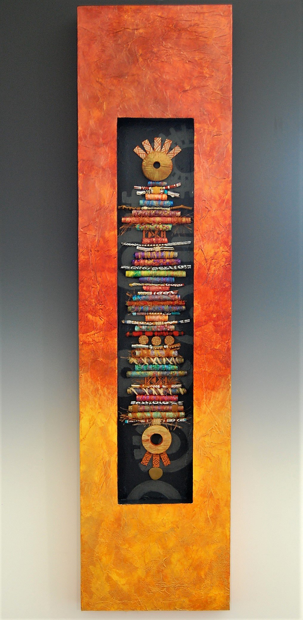 Ancestral Stories:  The Gathering/Private Collection   48"x 12"3"