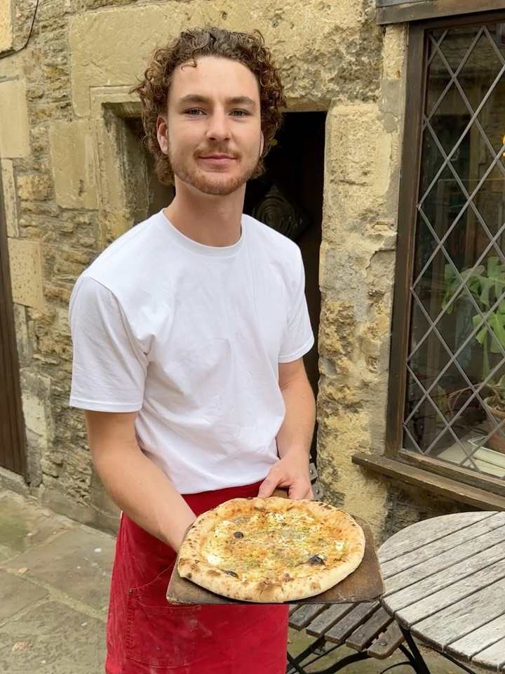 This month&rsquo;s special. Four cheese pizza, get it while you can.