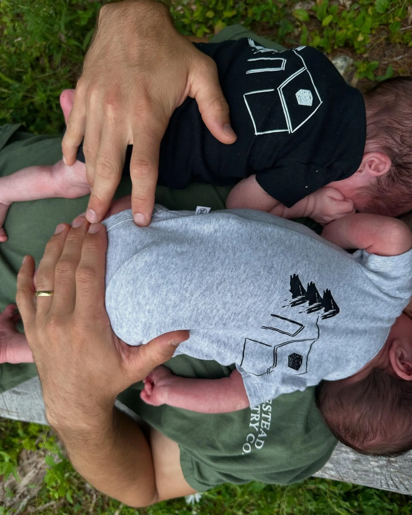 Two new members of the crew

#homesteadcarpentryco #twin #boys