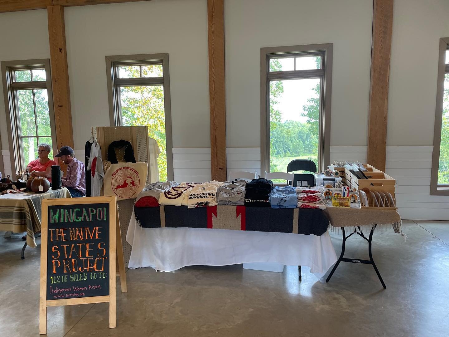 We are at the Kenaanee intertribal indigenous market @saudecreekvineyards in New Kent county it&rsquo;s a beautiful day for a drive! Come out and see us! 11-5