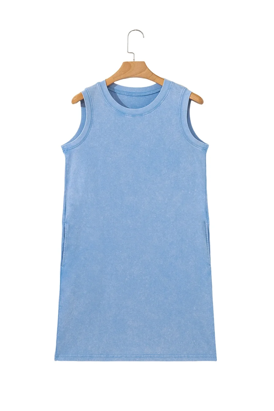 blue Mini Tank Dress.webp
