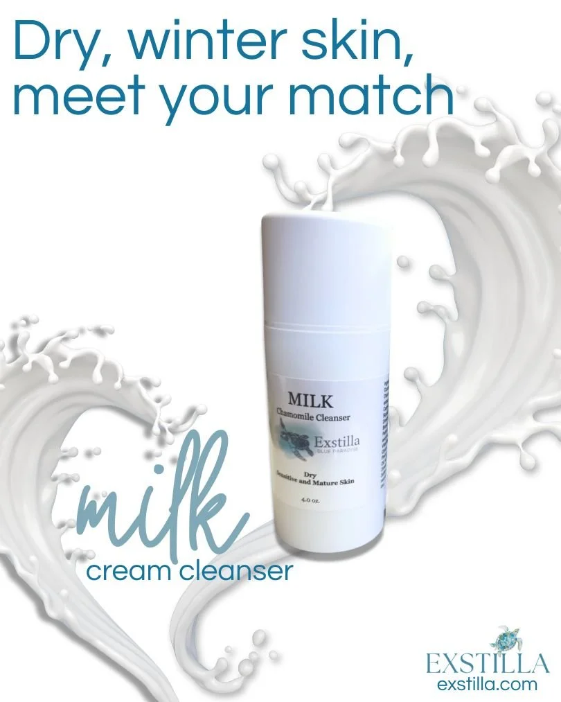 ❄️ Dry, winter skin, meet your match: Milk Chamomile Cleanser 🥛

Your Fall/Winter staple is here: rich &amp; creamy, soothing &amp; gentle, perfect for anyone with dry, sensitive skin, sure to become your new favorite ultra-nourishing cleanser. 

Sh