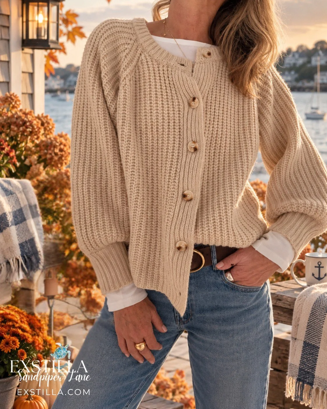 Hello, fall. We&rsquo;ll be by the water. 🌊🍂🤍