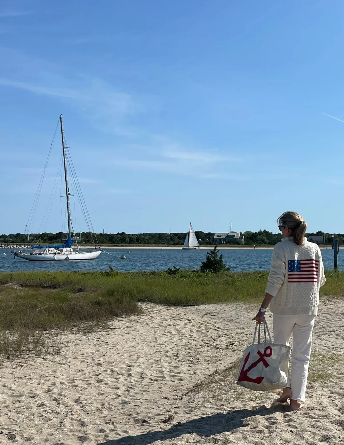 Half-Zip American Flag Cable Sweater far.jpg