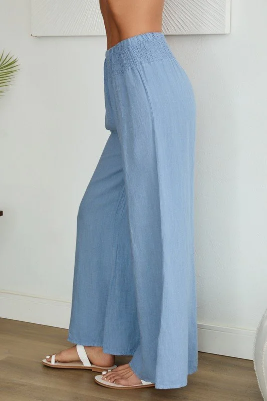 side Smocked Waist Linen Pants.jpg