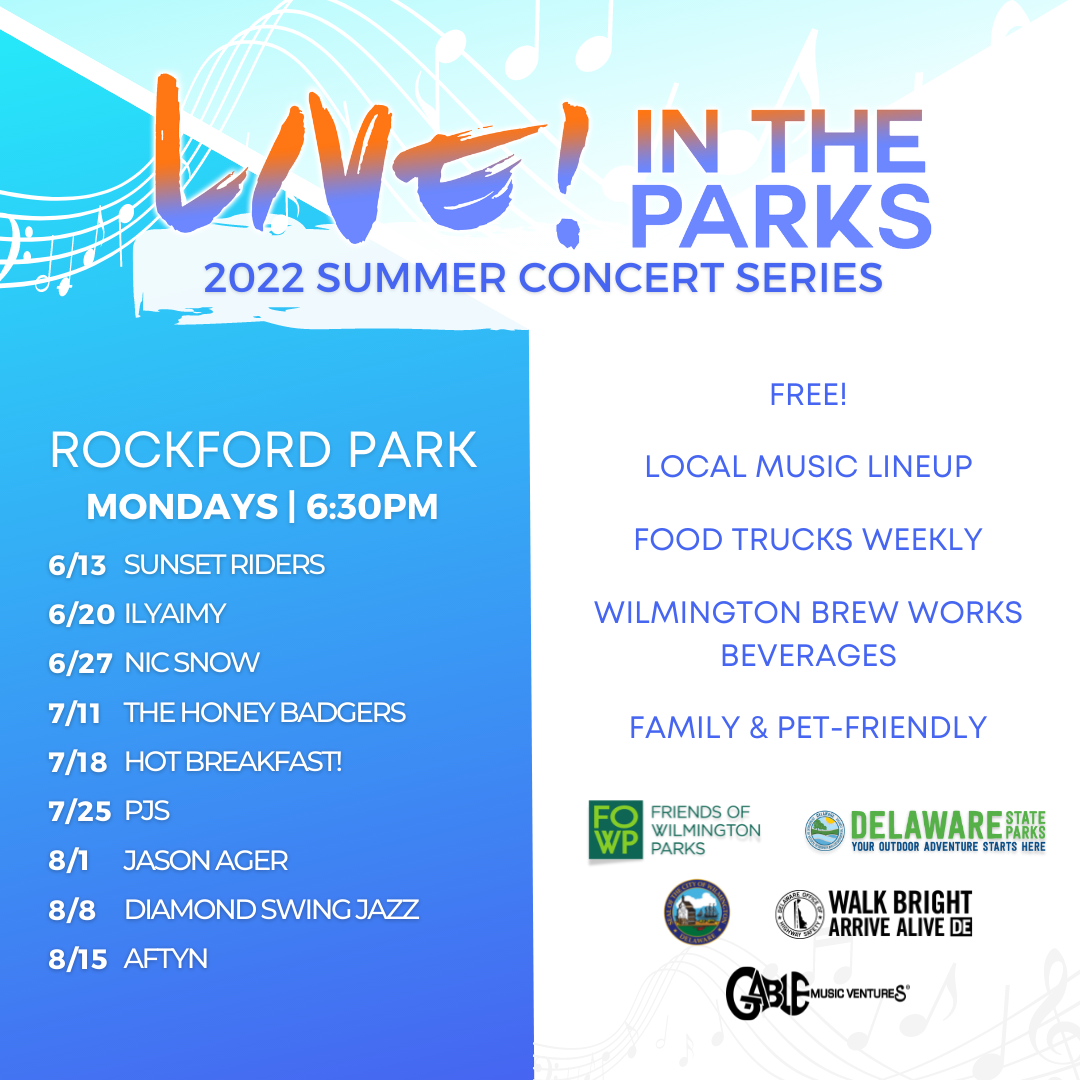 Rockford Park and Sugar Bowl 2022 Summer Concert Series — Gable Music