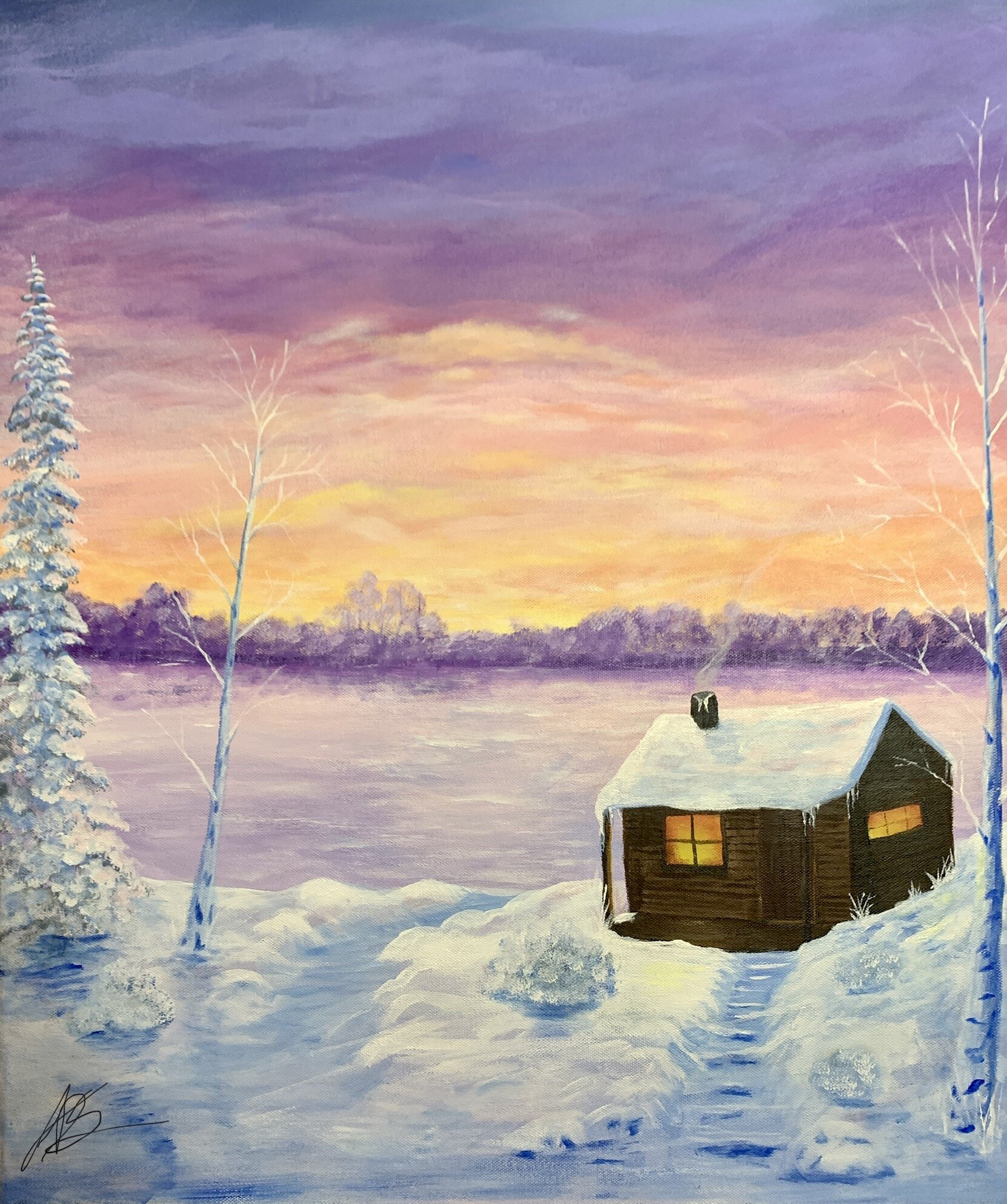 Sunrise at the Cabin