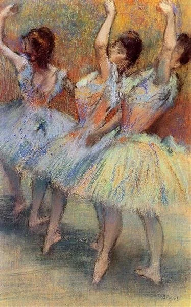 Three Dancers - Edgar Degas