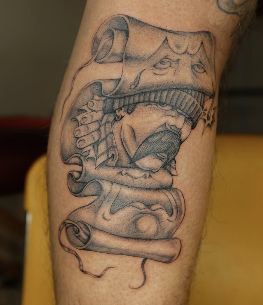 Pinche Kid at Lombard Street Tattoo in Portland, Oregon