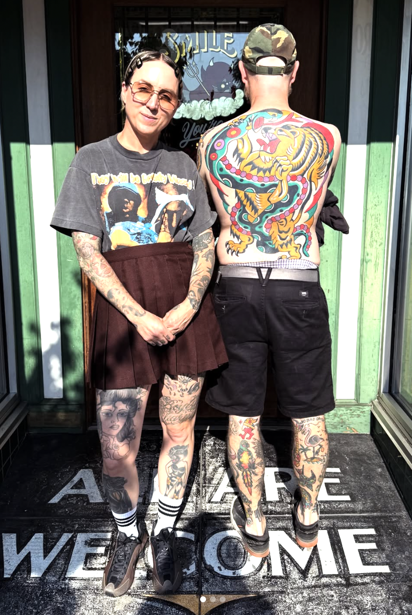 Jessi Preston tattoo artist at Lombard Street Tattoo in St. Johns, Portland, Oregon