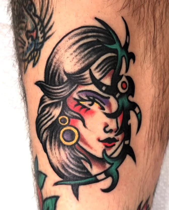 Valerie Rei Lopez at Lombard Street Tattoo in St. Johns, Portland, Oregon