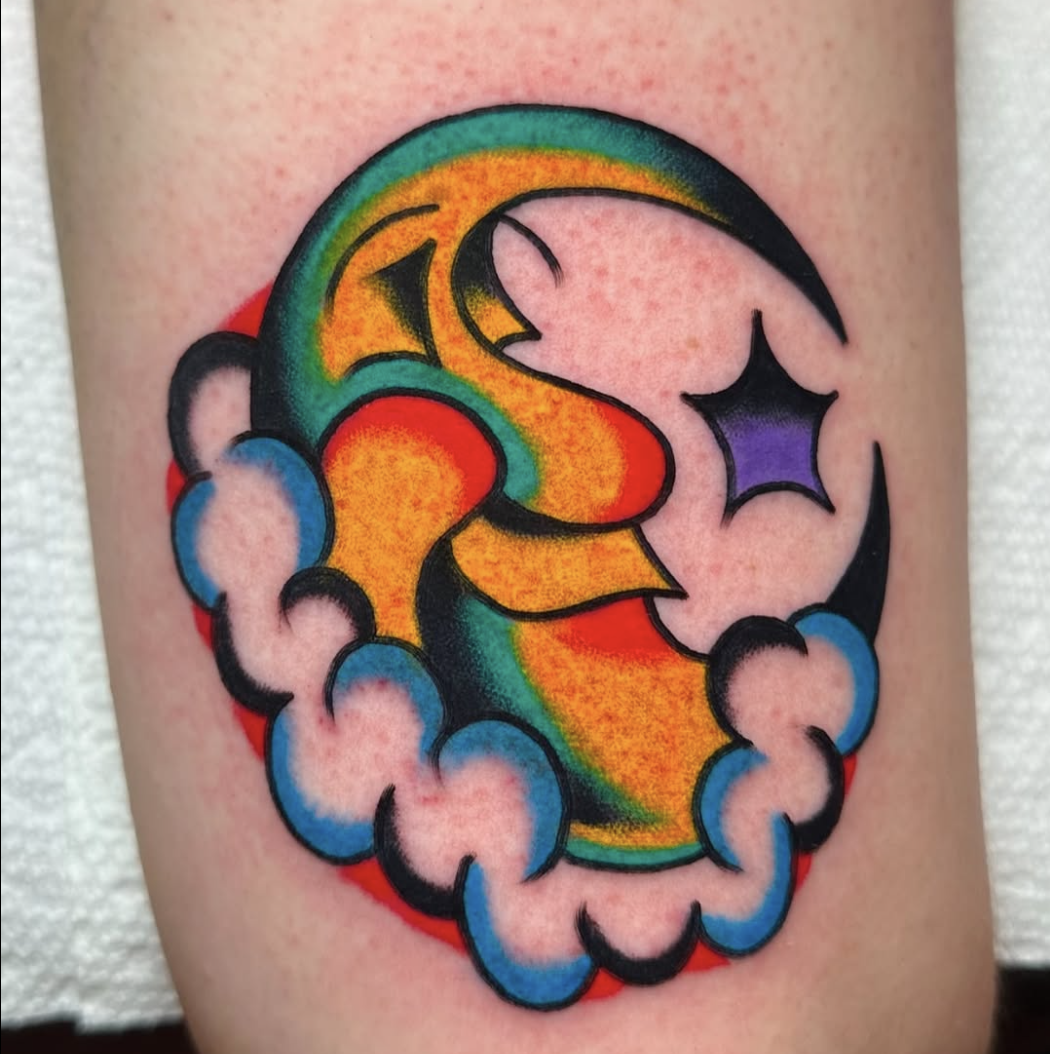 Zahra Neidermann at Lombard Street Tattoo in St. Johns, Portland, OR