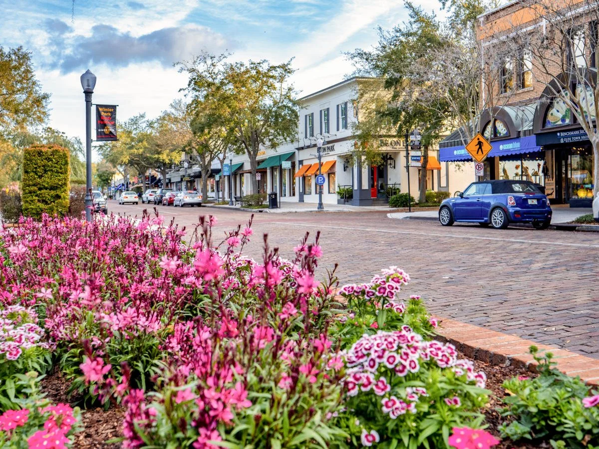 Website design services for Winter Park FL businesses - Park Avenue Winter Park Florida