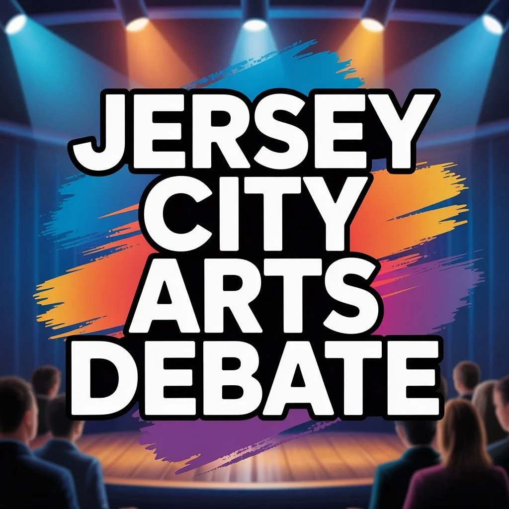 🎭 Mayoral Arts Debate
On Wednesday, October 15, from 6–8:30 PM at White Eagle Hall there will be a special Mayoral Arts Debate, where Jersey City’s mayoral candidates will share their visions for the role of arts and culture in our city