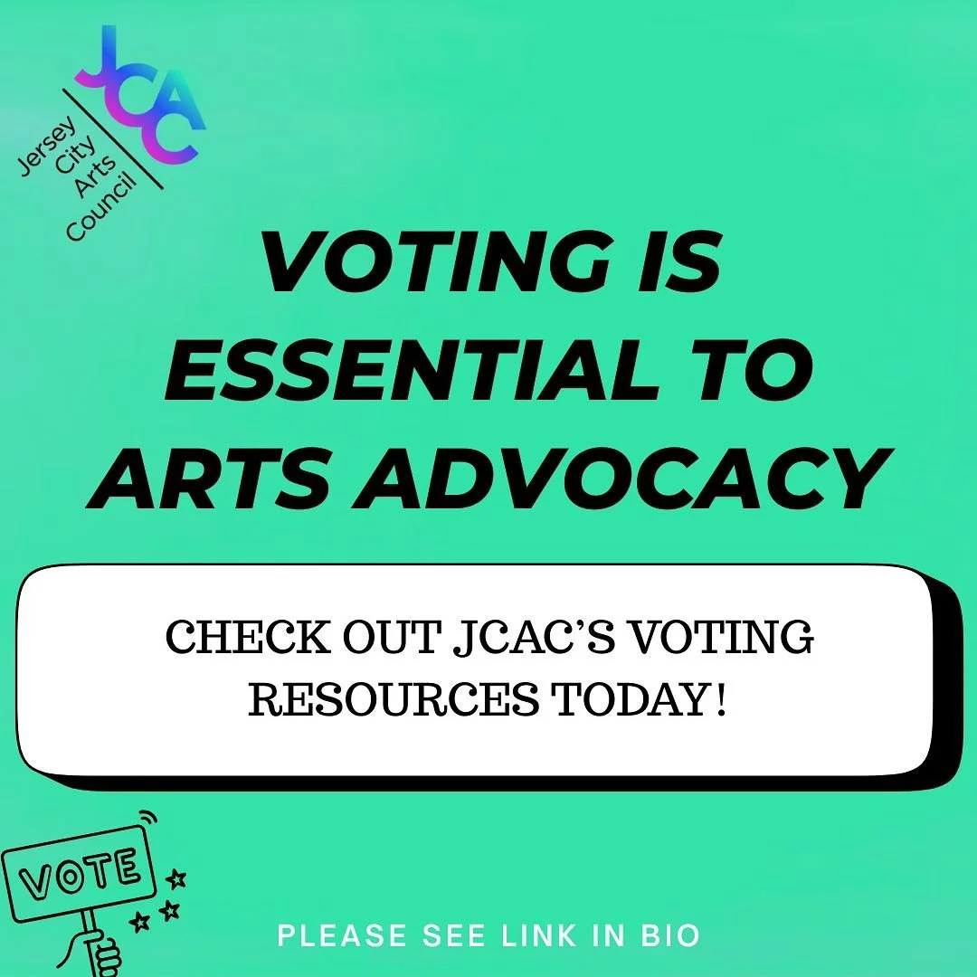 🗳️ Voting is essential to arts advocacy!
From the mayoral race to statewide elections, your vote helps shape how the arts are funded and supported in New Jersey.

✨ Learn about each Jersey City mayoral candidate&rsquo;s arts &amp; culture plan, expl