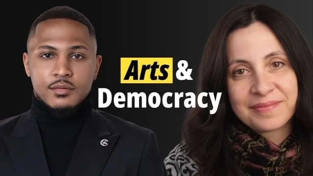 🎙️ Podcast Spotlight 🎭
Jersey City Arts Council is excited to share a recent podcast conversation hosted by Jersey City Theater Center&rsquo;s Olga Levina, featuring JCAC Executive Director Deont&eacute; Griffin-Quick. The episode explores the role