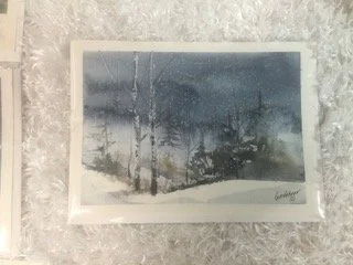 11/14/23 DIY Watercolor Card