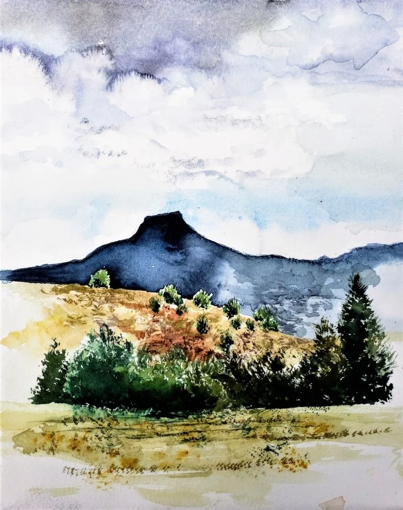 2/28/24 Georgia O'Keeffe's Pedernal at Ghost Ranch