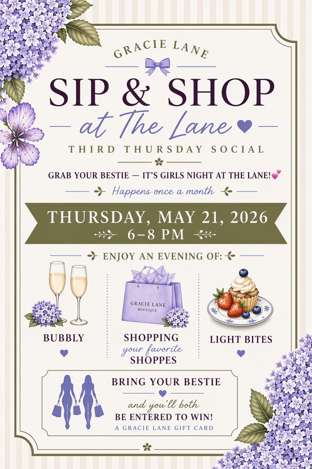 May Sip &amp; Shop