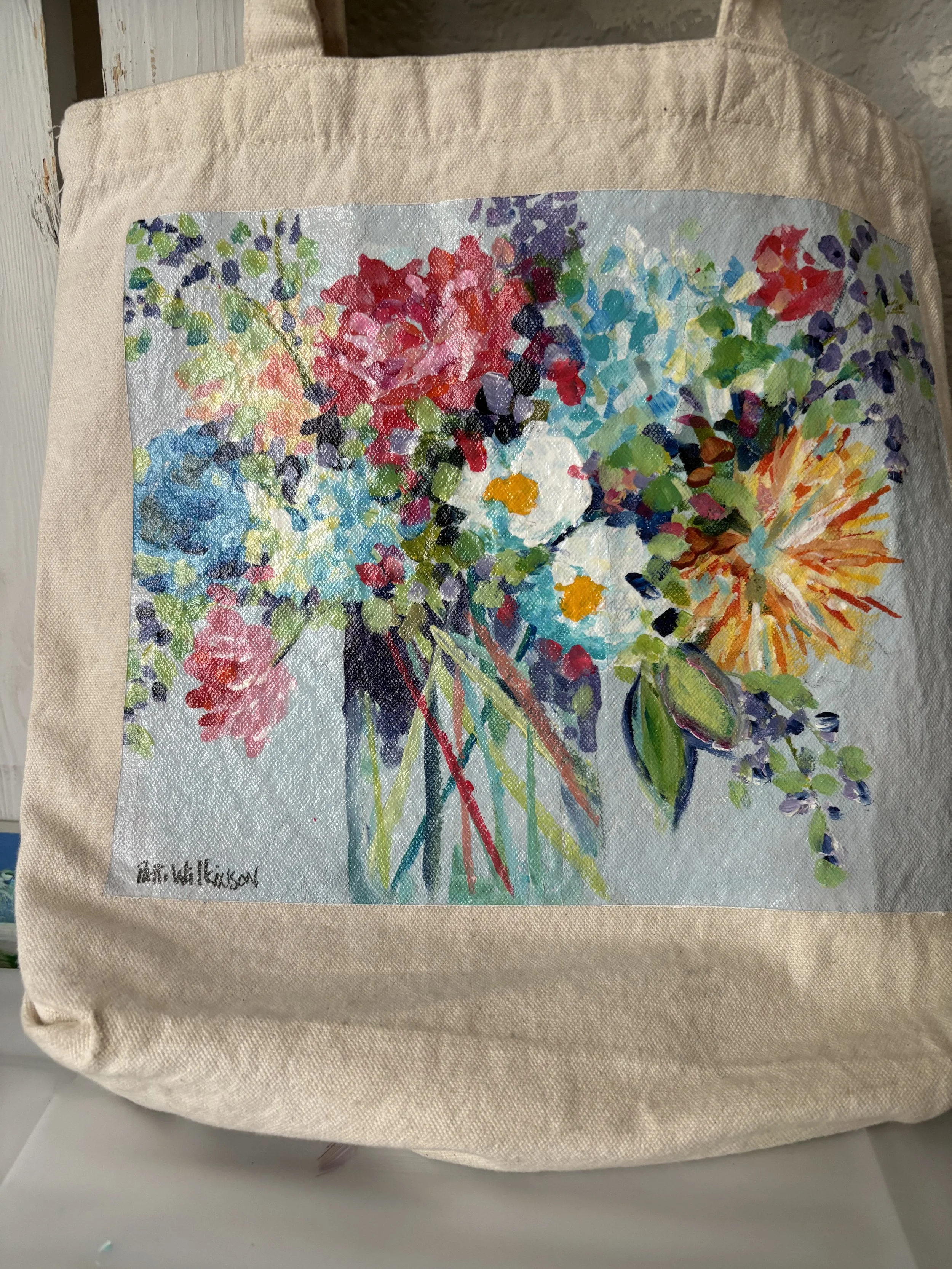 8/16/2025 Wildflowers on Canvas Bag