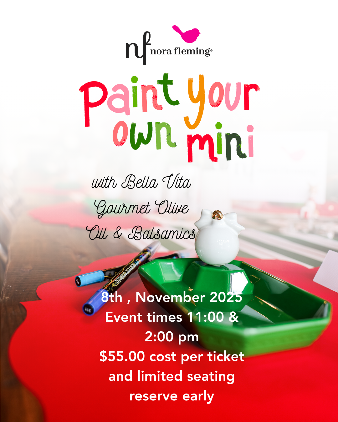 11/8/2025 Nora Fleming Christmas Paint Party