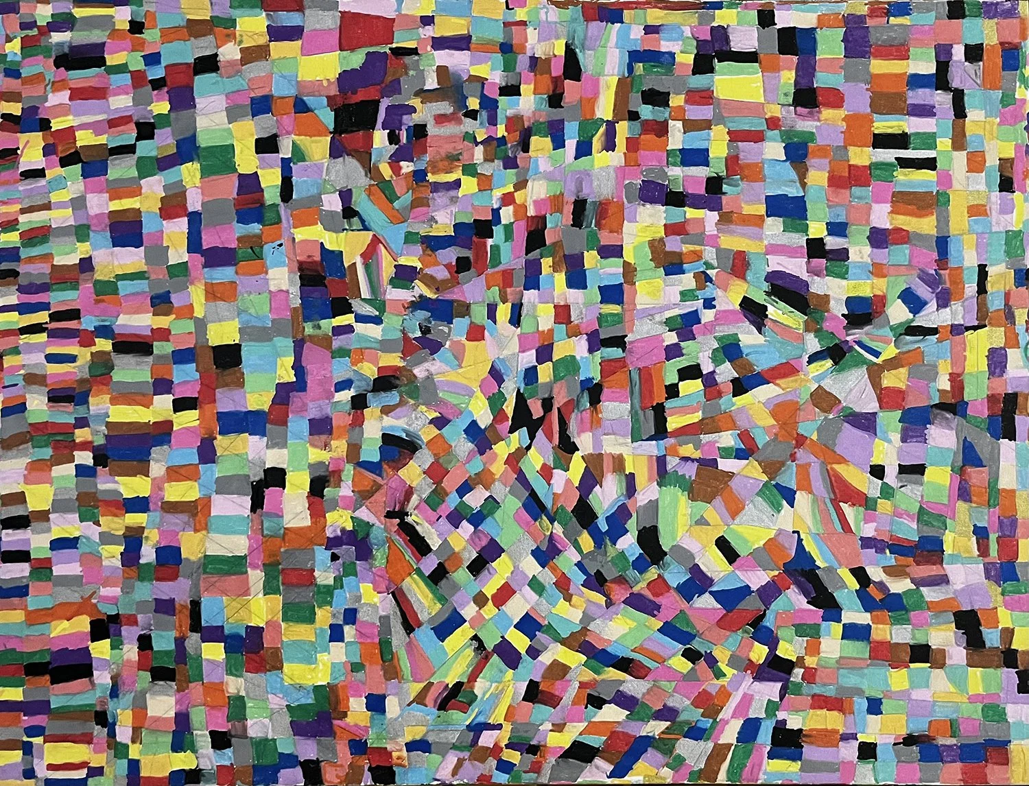 Lynda Mullan / Untitled / 2022 / acrylic on canvas / 28 x 38”