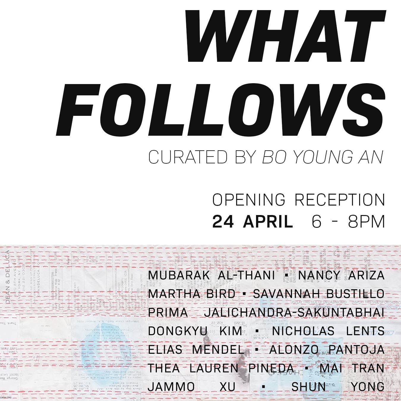 What Follows curated by Bo Young An
