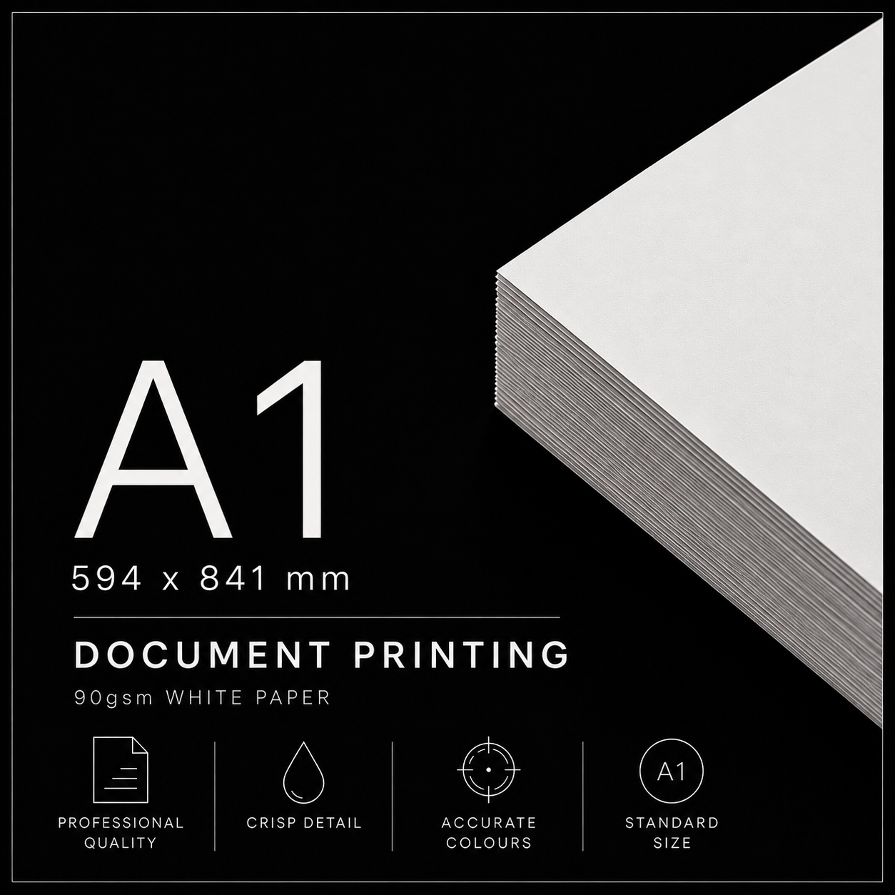 A1 Document Printing – 90gsm