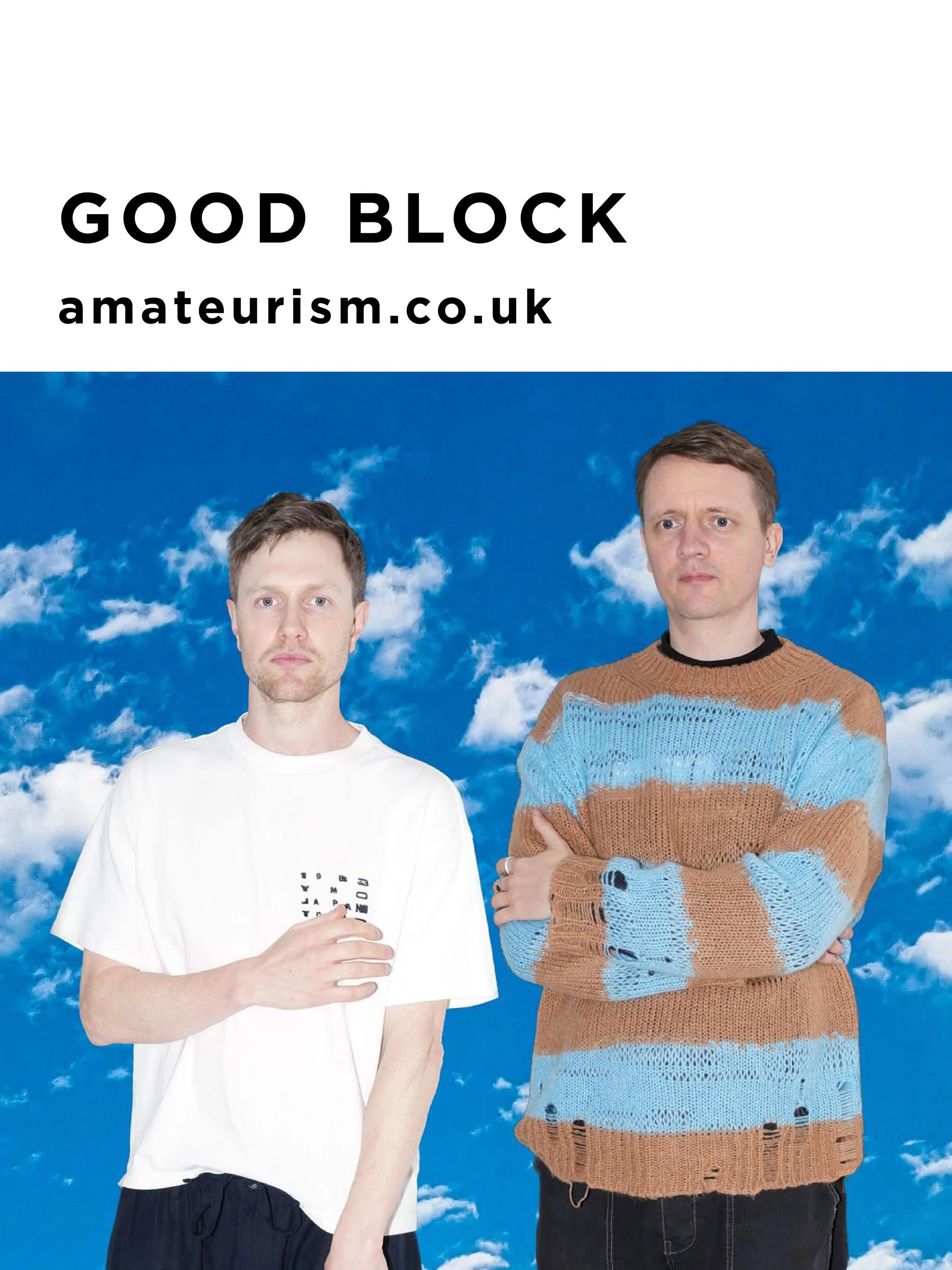 Good Block | 14:15-15:45

Absolutely wicked to have Rich &amp; Andy aka Good Block making their debut on Am-Rad today. Having been part of our KRU @ Glastonbury for the last two-years, we can attest to their impeccable vibes.

&ldquo;A mixed bag sele