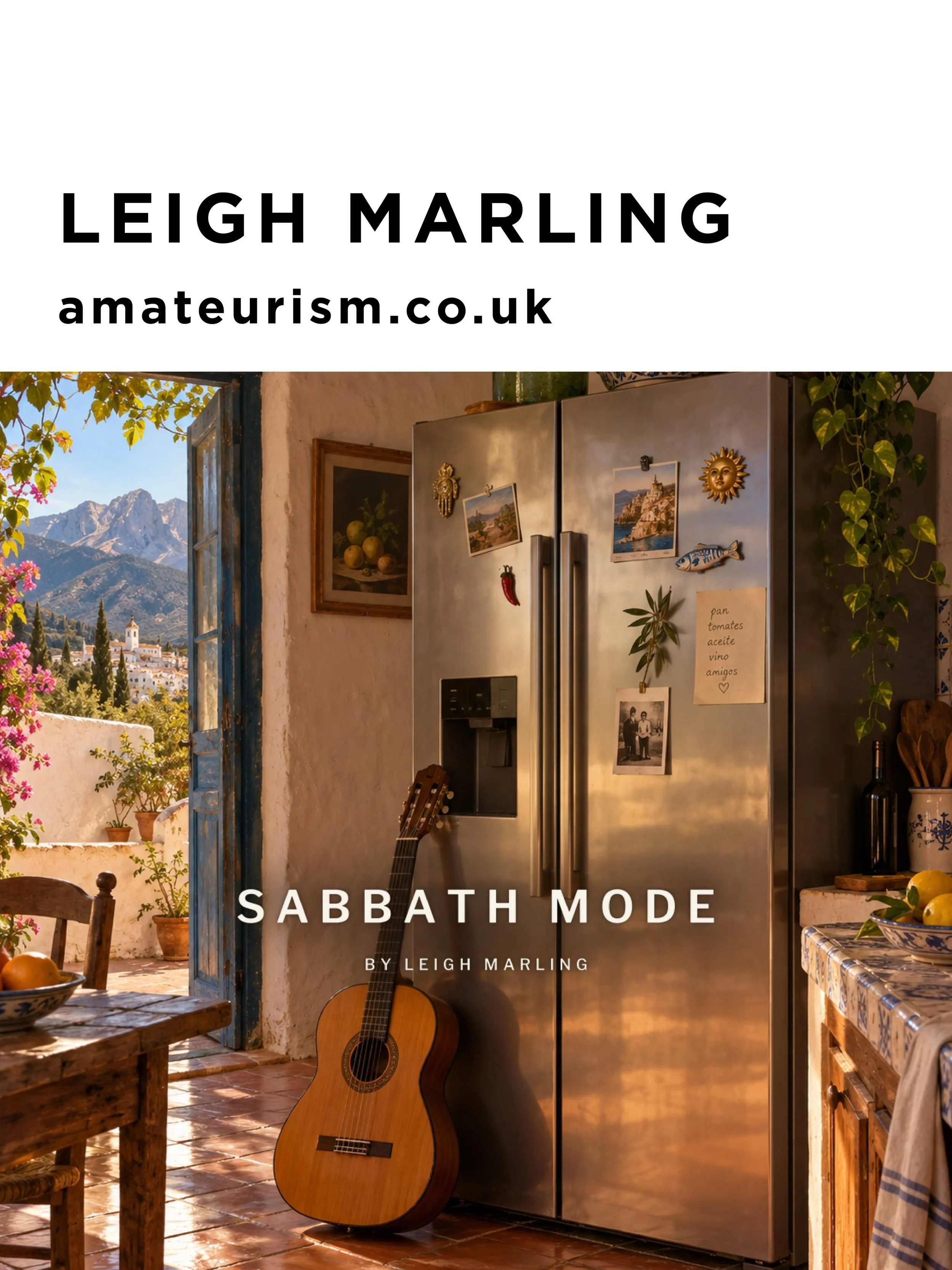 Leigh Marling | 08:00-10:00

Up first, we have the brilliant Leigh Marling: 

&ldquo;As some Amateurs know, Sabbath Mode is a setting on certain fridges that prevents them doing anything on the day of rest. This show may inspire the same laid-back ap