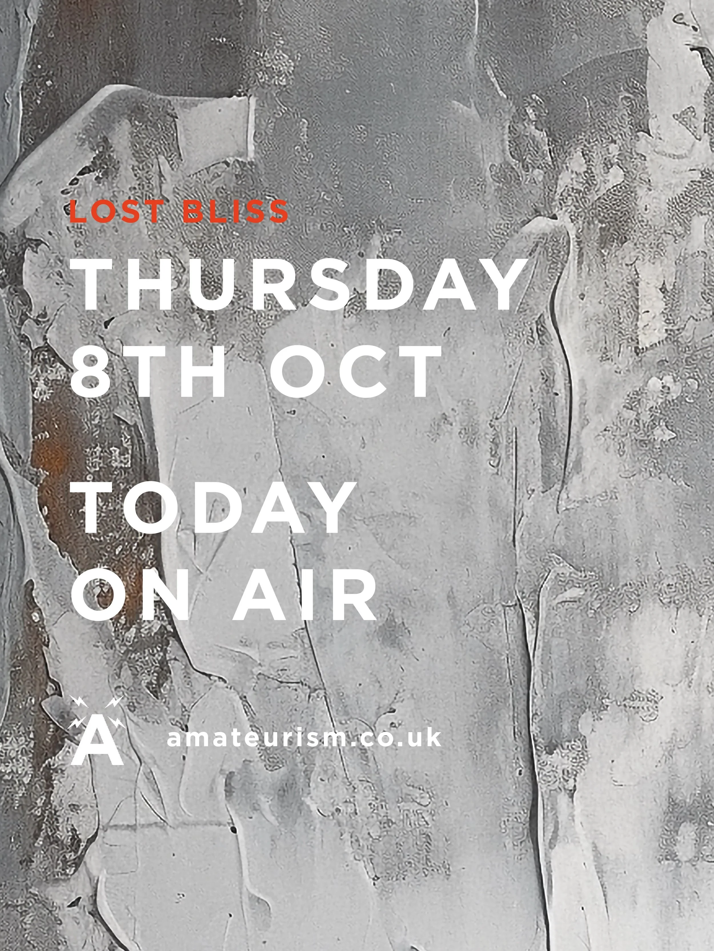 Lost Bliss | Day 2 | Thursday 8th October

Daaaaay twoooo&hellip;

What a magical first day that was, a proper sonic shared connection in action, and some amazing music to boot. Thanks to all the gang.

Today is gonna be a cracker. Start to finish. L